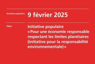 Un "non" très net à l'initiative sur les limites planétaires.